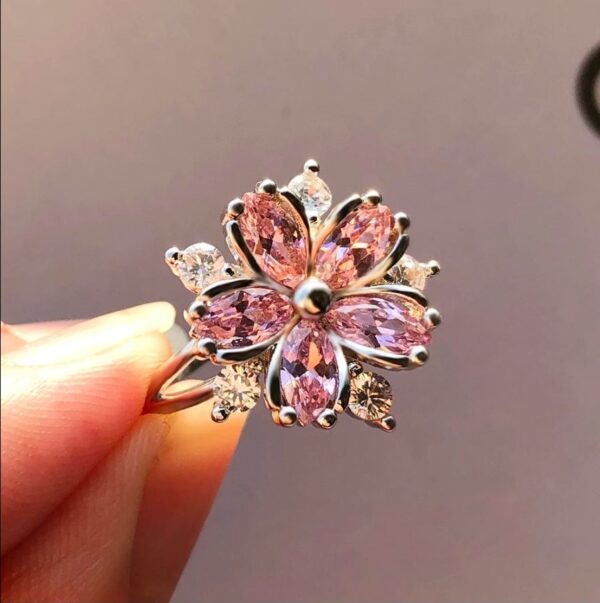 sakura flower ring