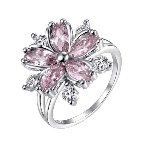 sakura pink diamond ring