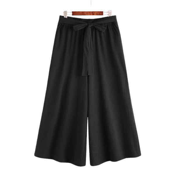 black japanese samurai pants