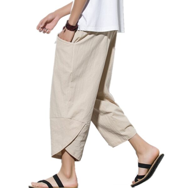 japanese style linen pants